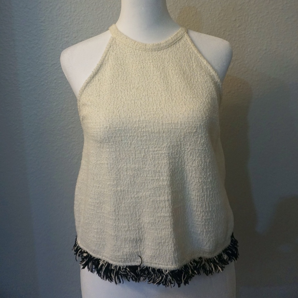 Halter Ruffled Shirt